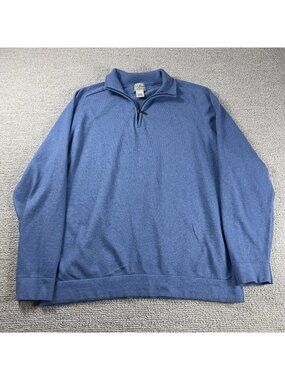 L.L. Bean 1/4 Zip Sweater Blue Men’s Size XL